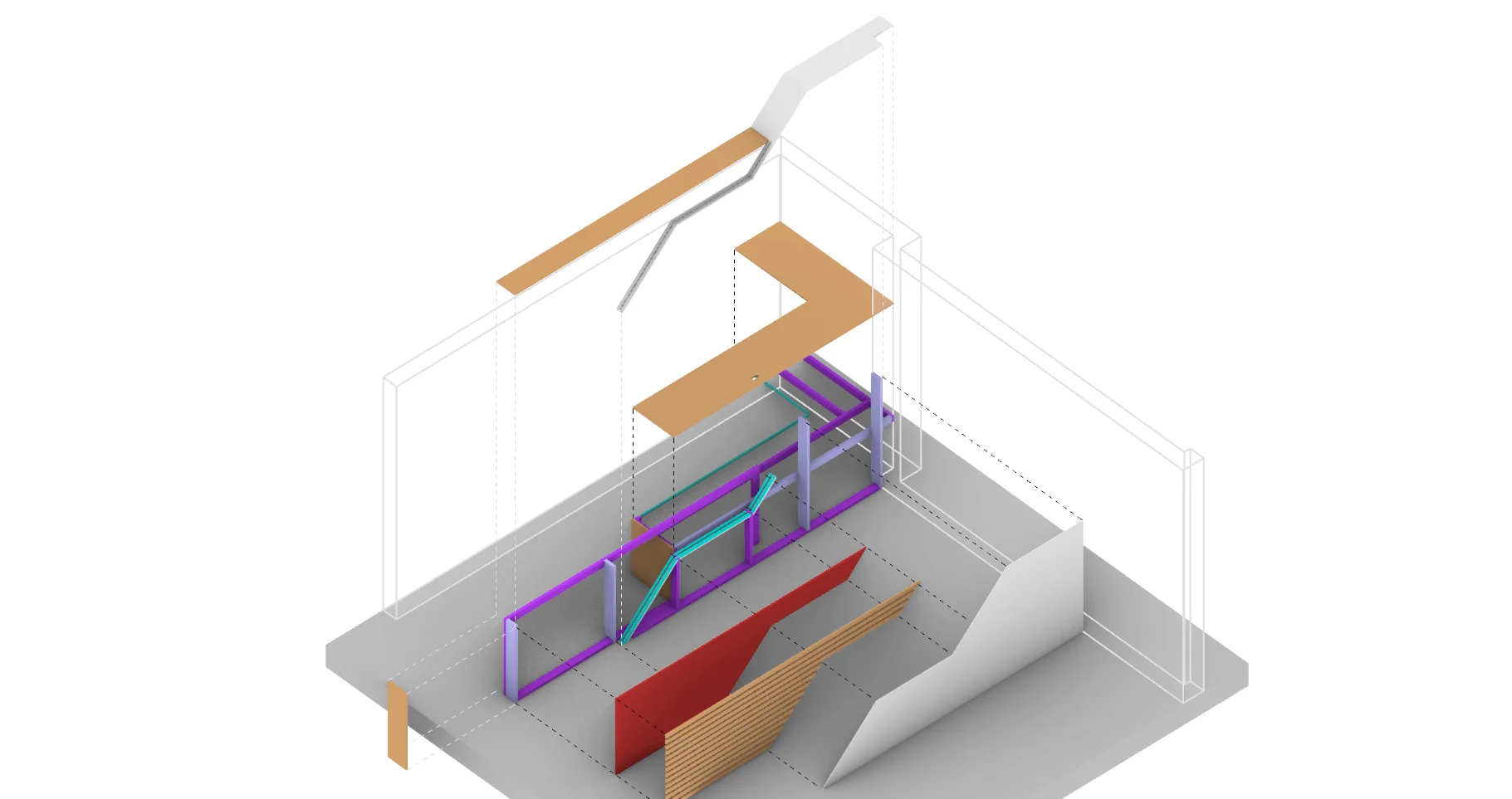 Exploded assembly